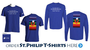 Click here to order your Official St. Philip Tshirts